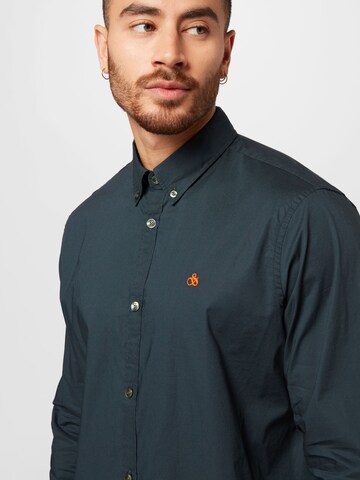 SCOTCH & SODA Regular fit Button Up Shirt in Green