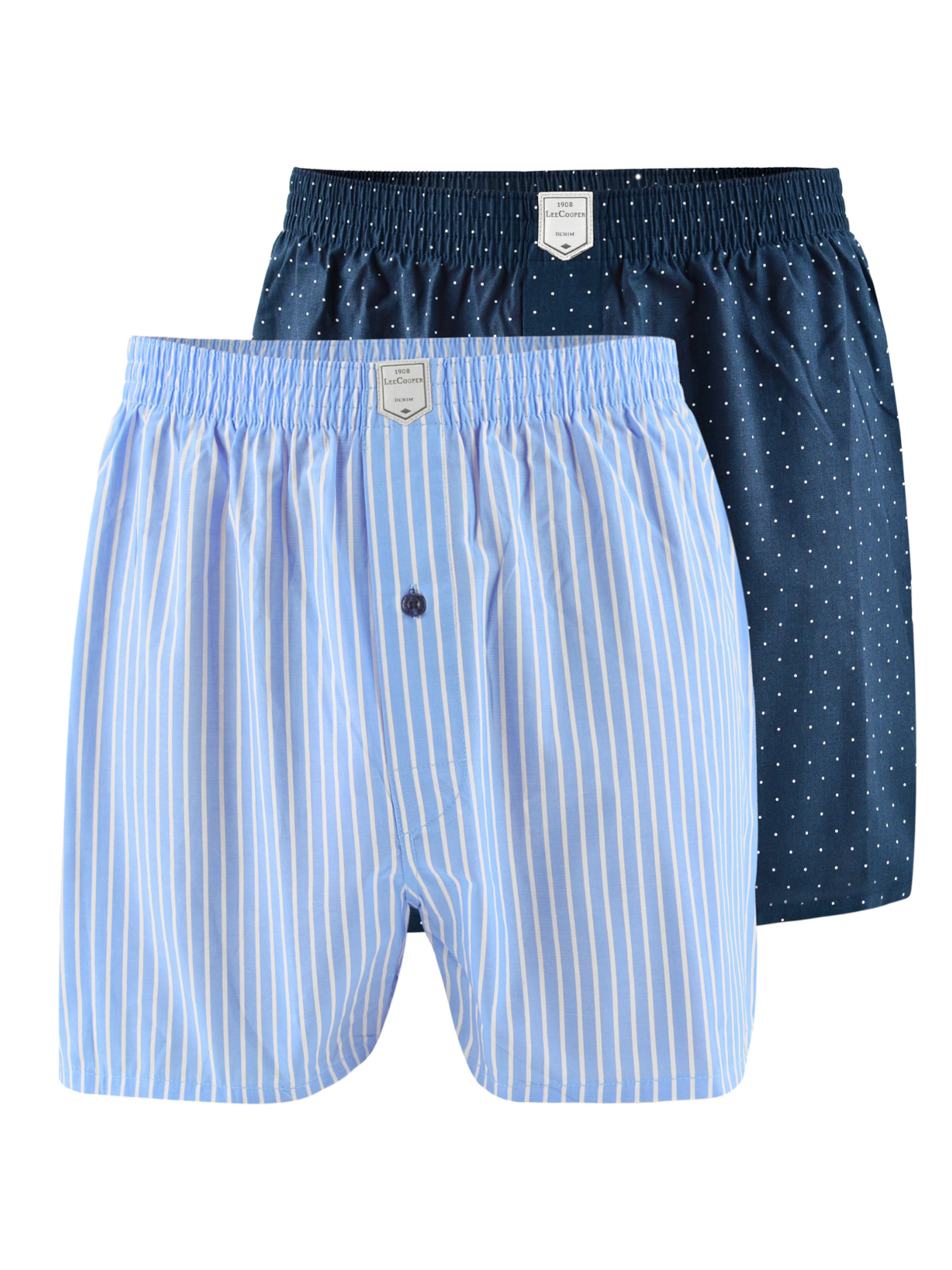 Lee Cooper Boksershorts i blå