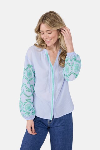 LIEBLINGSSTÜCK Bluse in Blau: Vorderseite