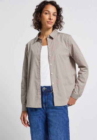 STREET ONE Bluse in Beige: Vorderseite