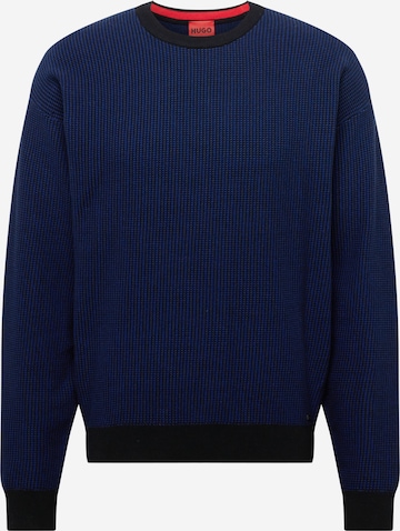 HUGO Red - Pullover 'Scol' em azul: frente