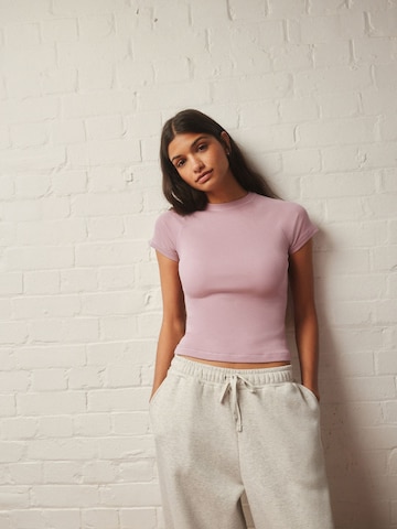 T-shirt self. en violet