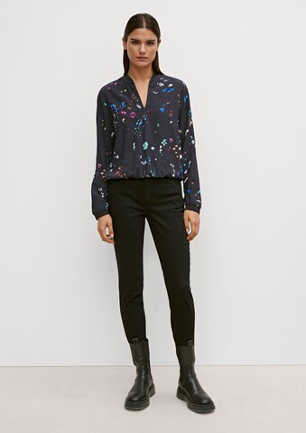 comma casual identity Bluse in Schwarz