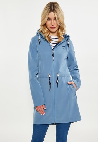 Schmuddelwedda Raincoat in Blue: front