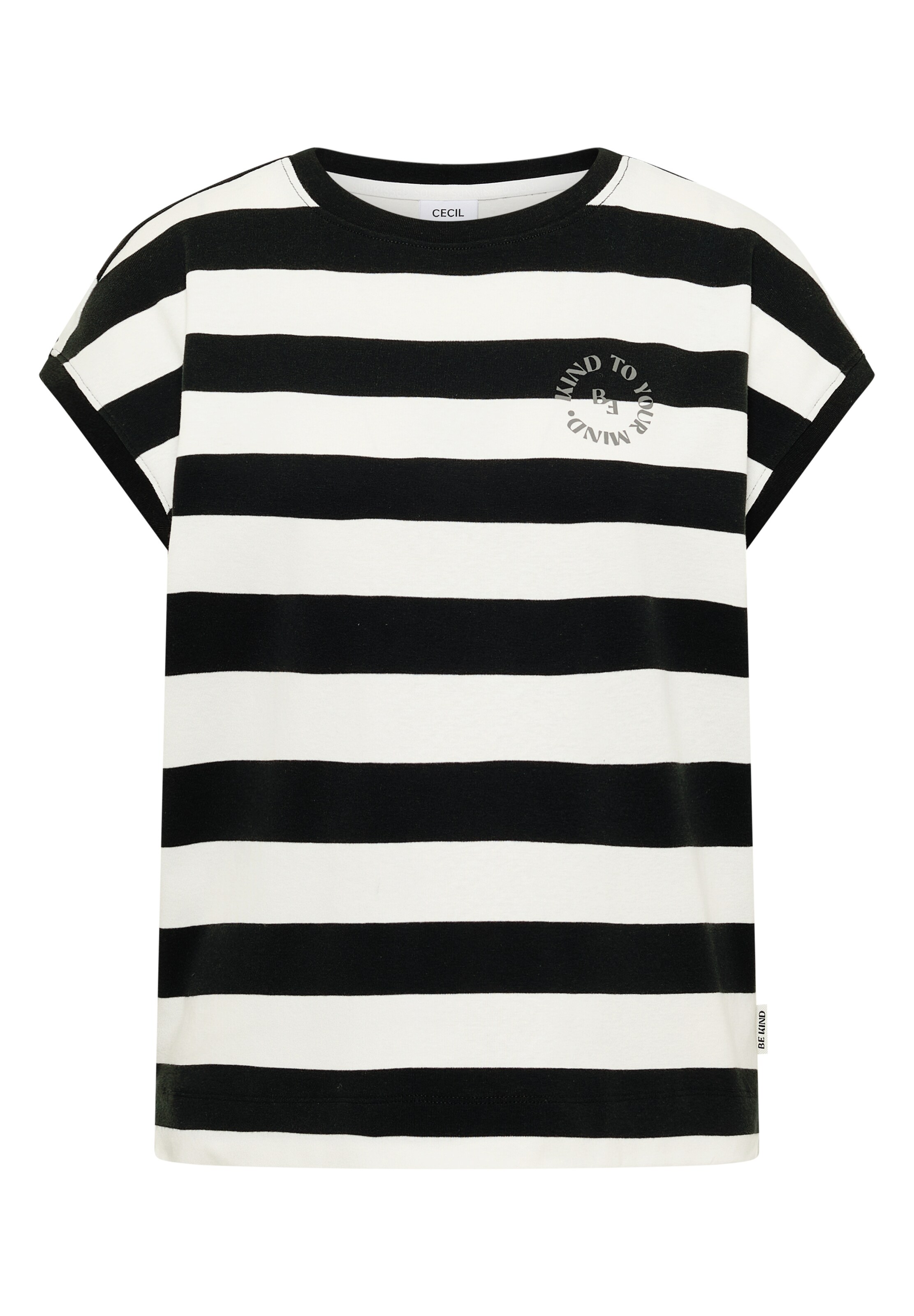 CECIL T-Shirt in Schwarz: Vorderseite