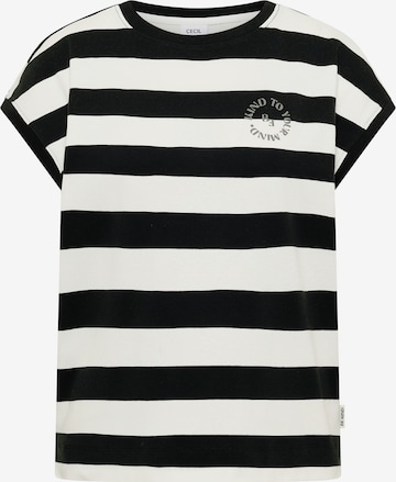 CECIL T-Shirt in Schwarz: Vorderseite