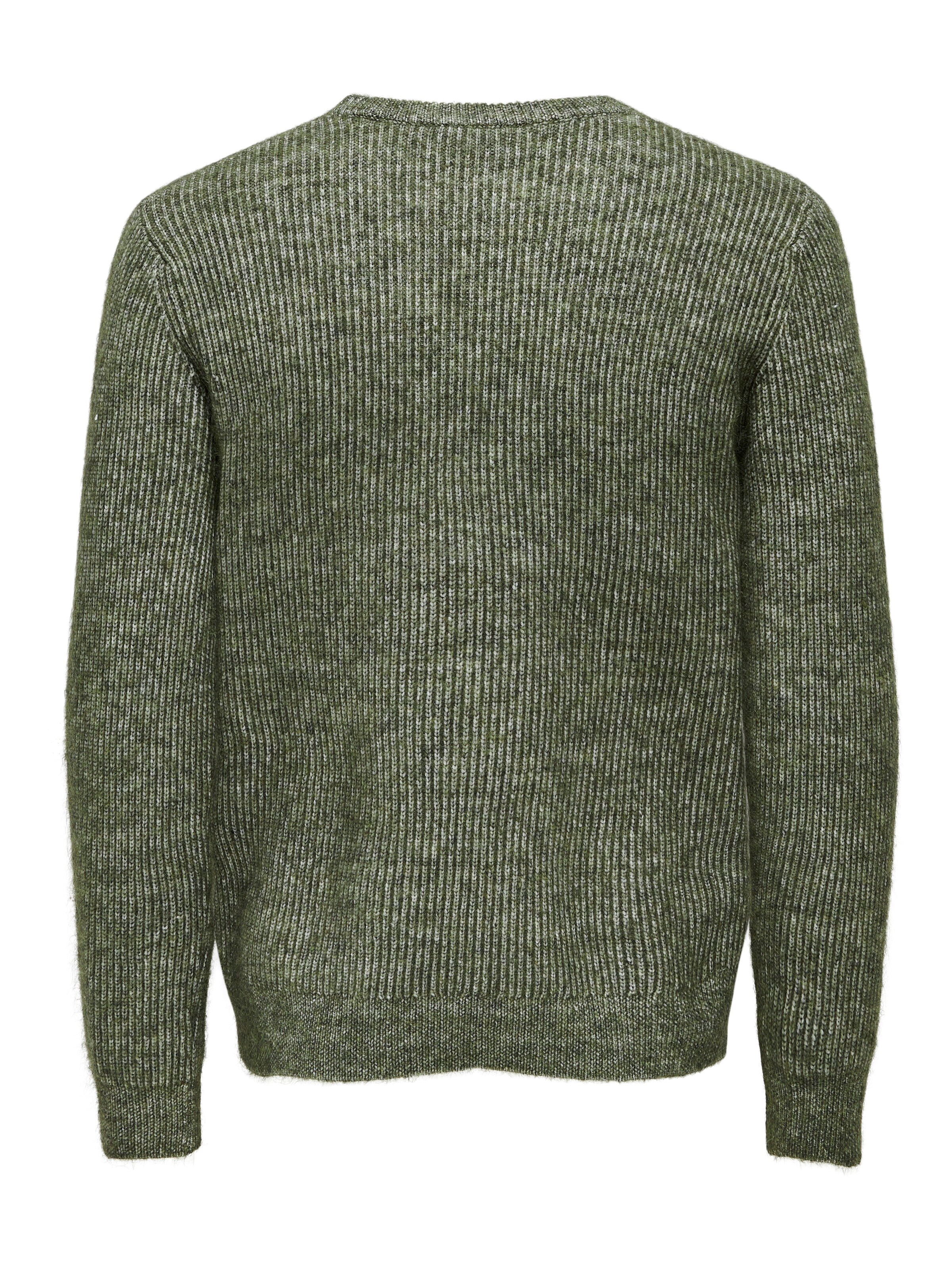 Only & Sons Пуловер 'ONSTegan' в зелено