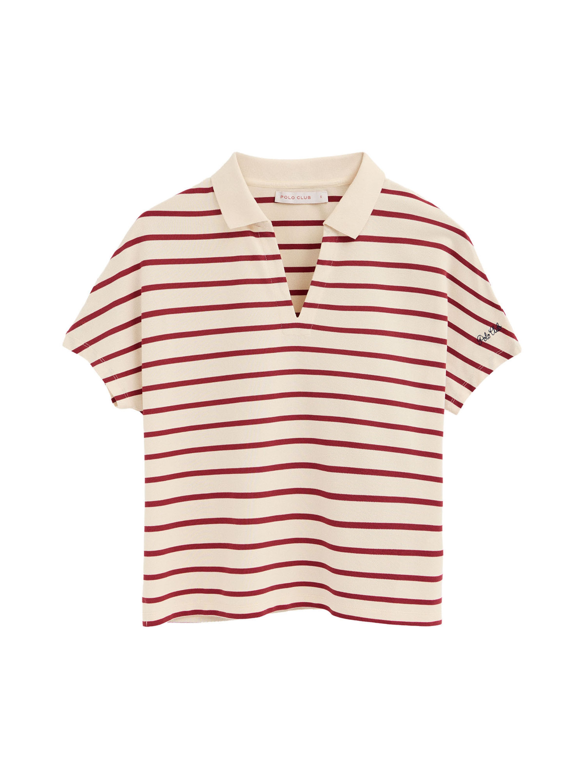 Polo Club Shirt 'SAONA' in Beige: Vorderseite