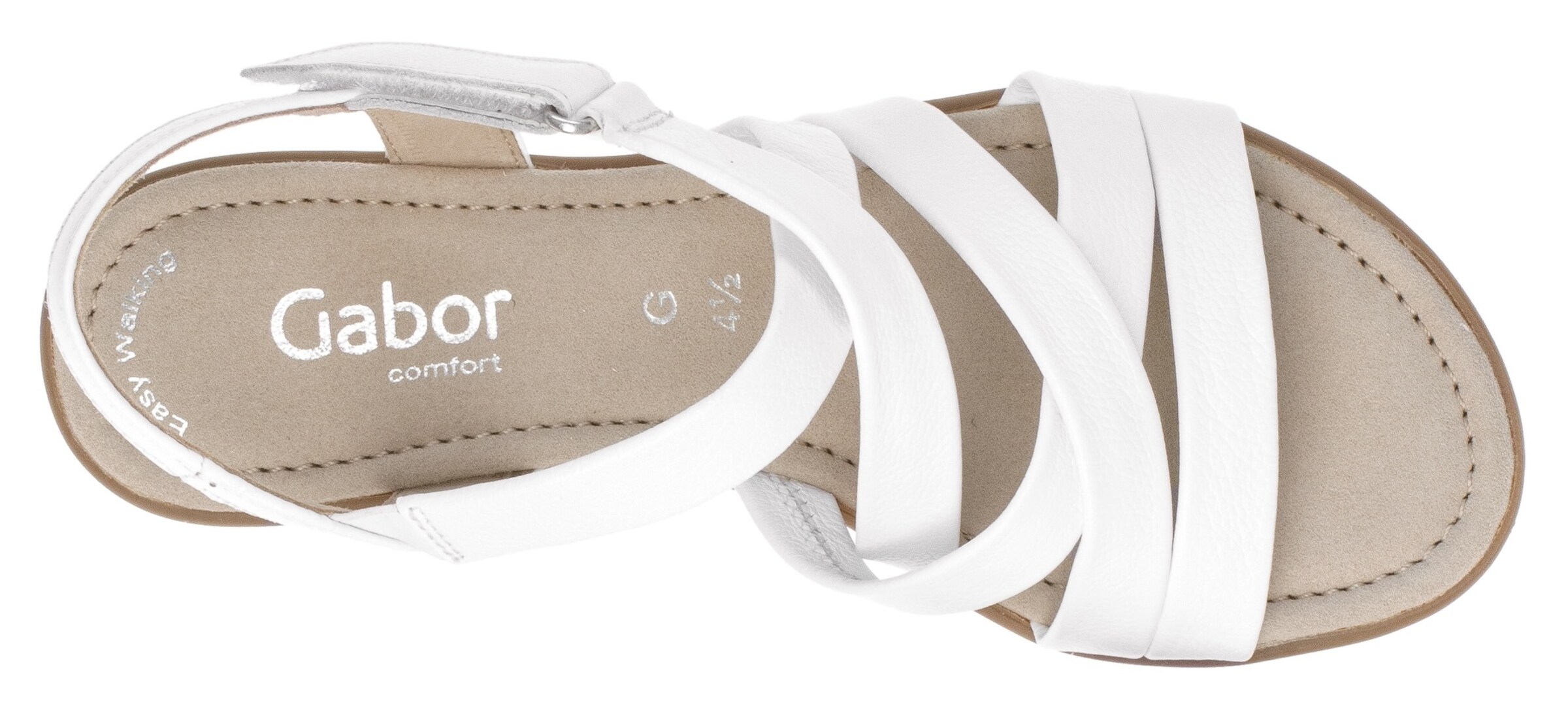 GABOR Sandale in Weiß