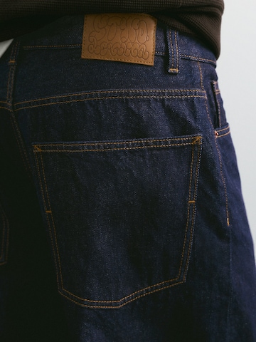 Pull&Bear Baggy Дънки в синьо