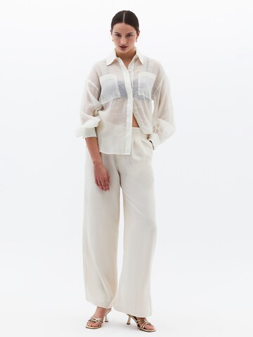 OXXO Loose fit Trousers in Beige