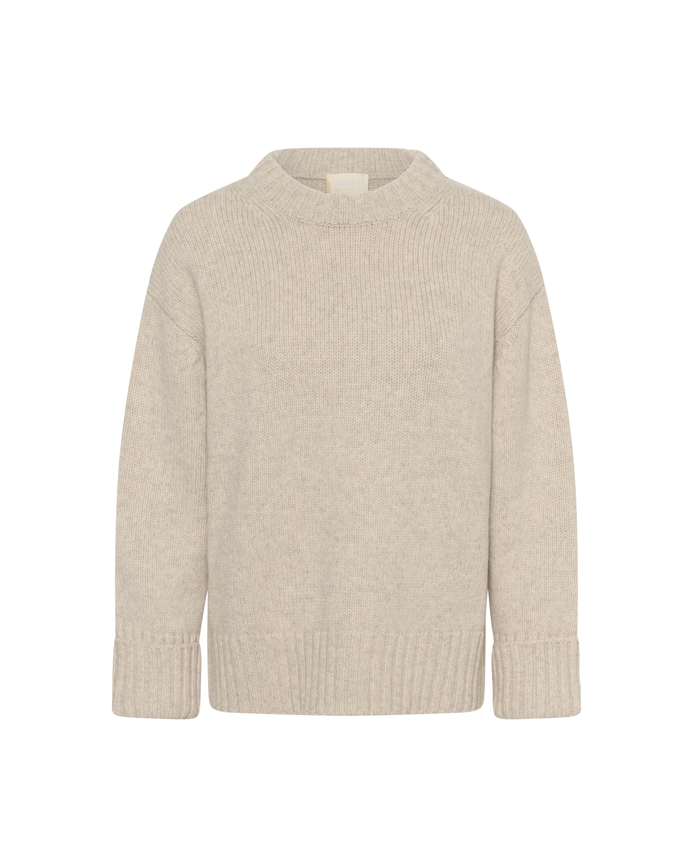 SOAKED IN LUXURY - Pullover em bege: frente
