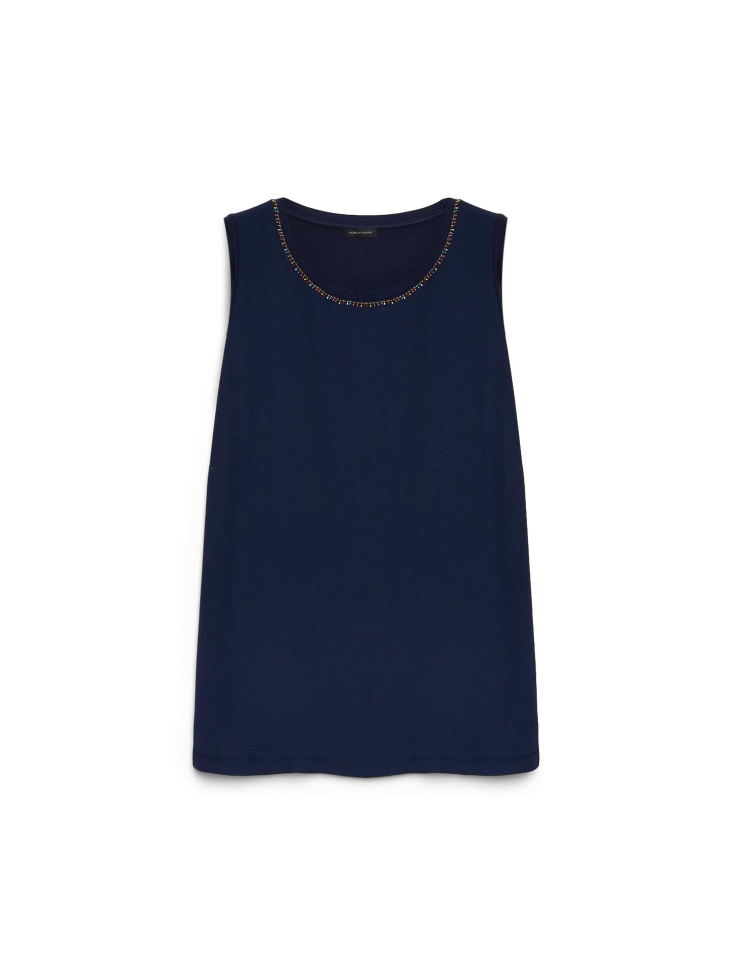 Fiorella Rubino Top in Blauw: voorkant