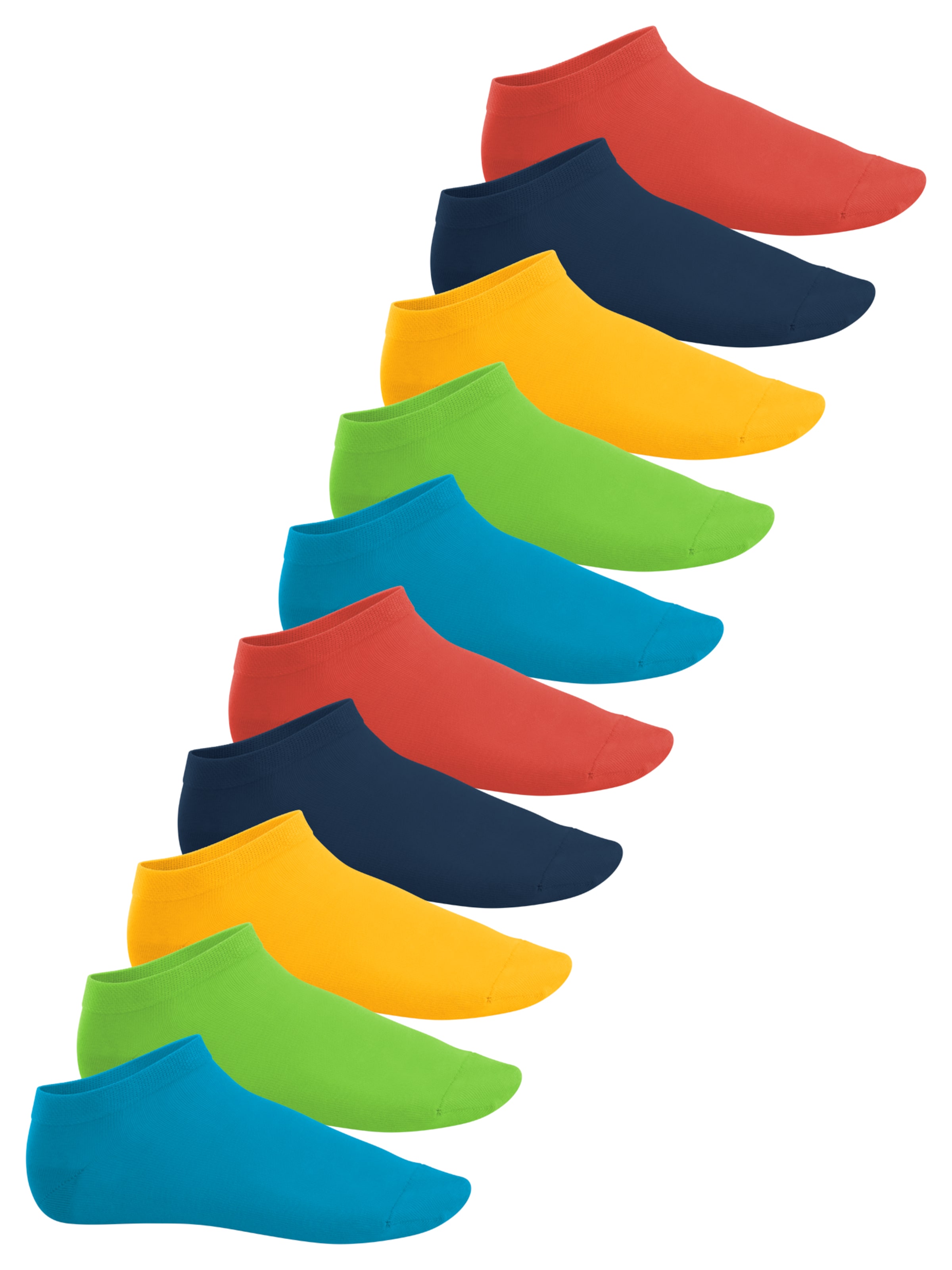 footstar Füßlinge 'EVERYDAY!'‌‌‌‌ in Blau: Vorderseite
