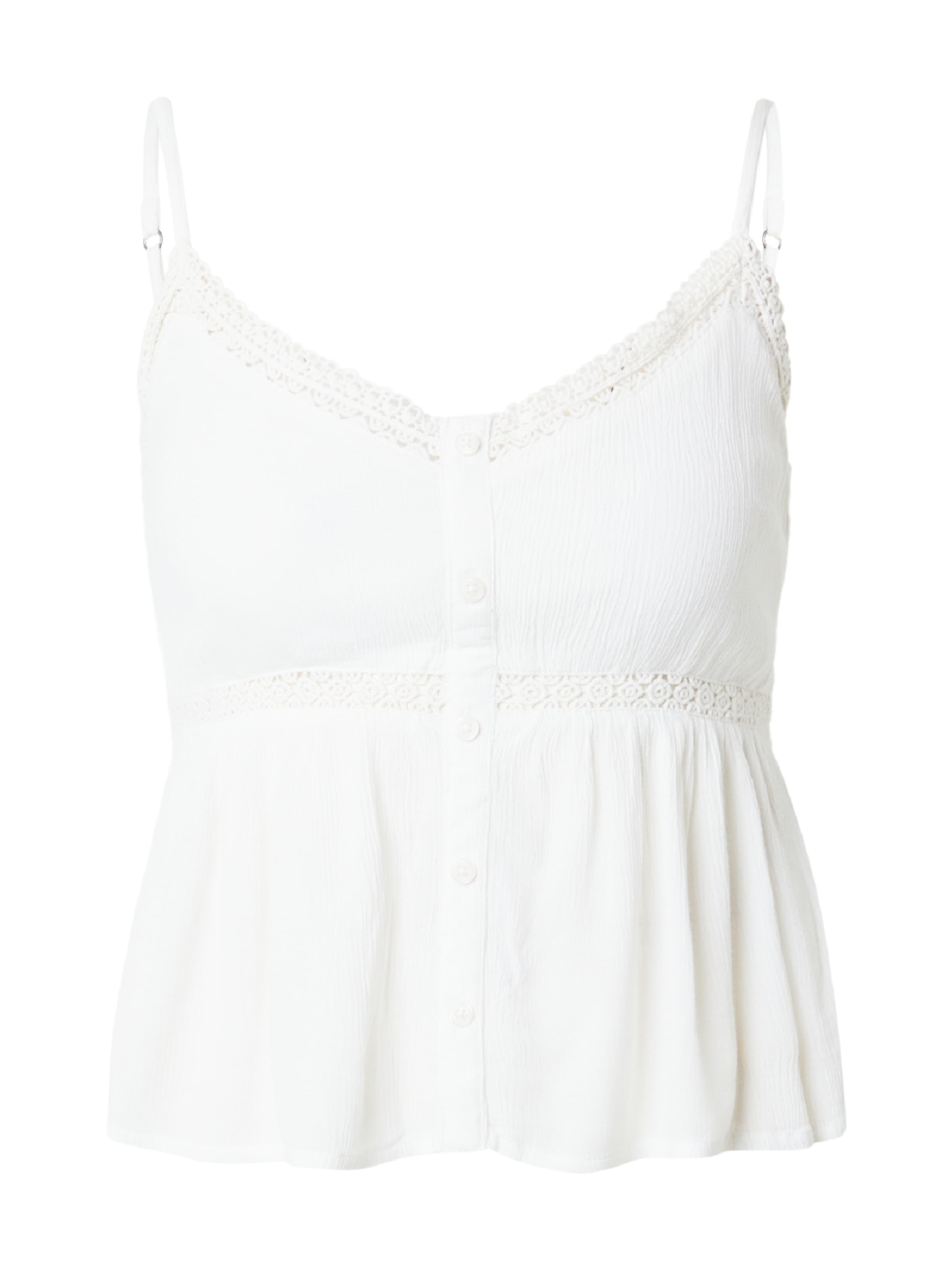 HOLLISTER Halenka 'Chella' – bílá: přední strana