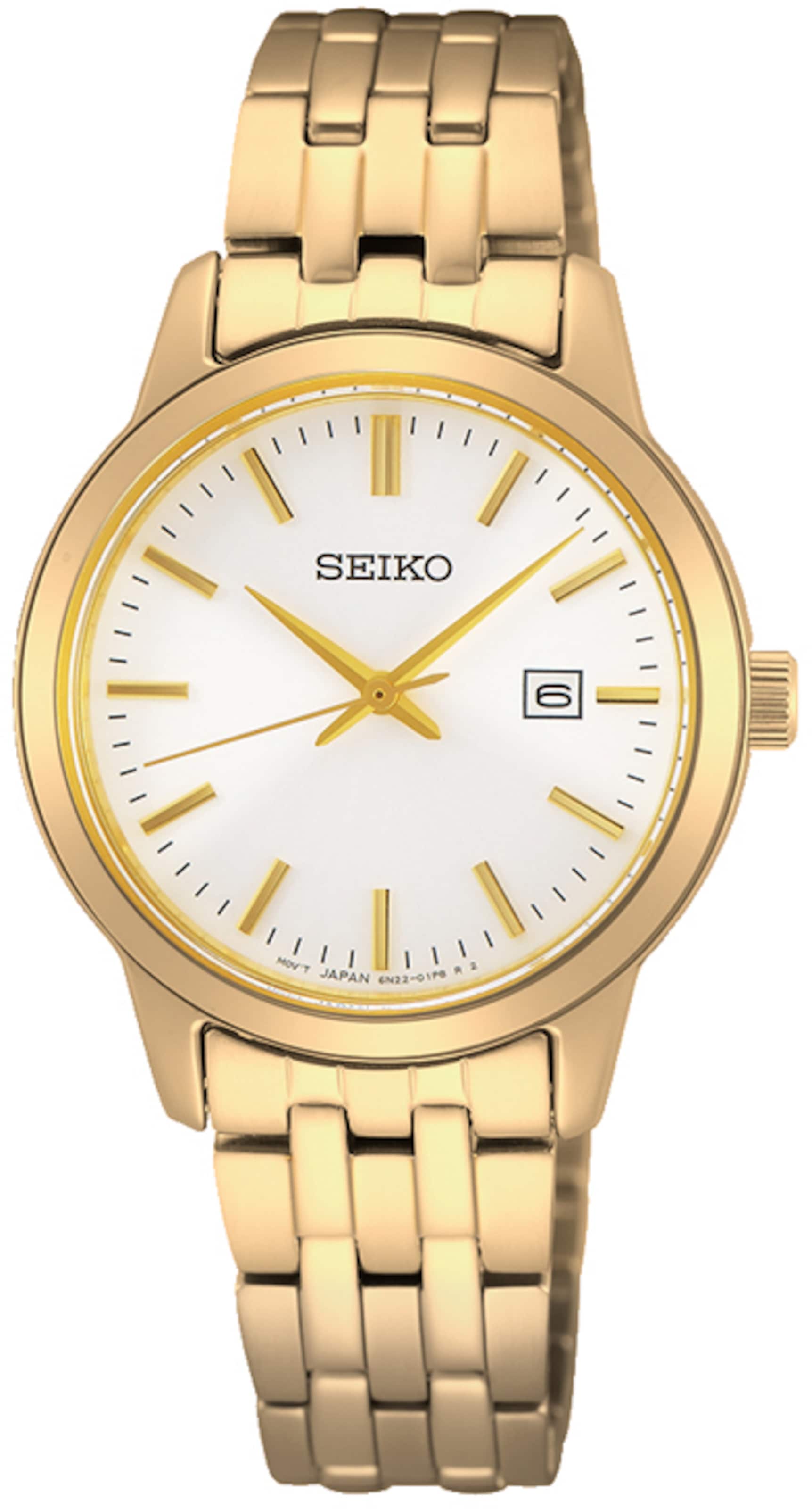 SEIKO Uhr in Gold: Vorderseite