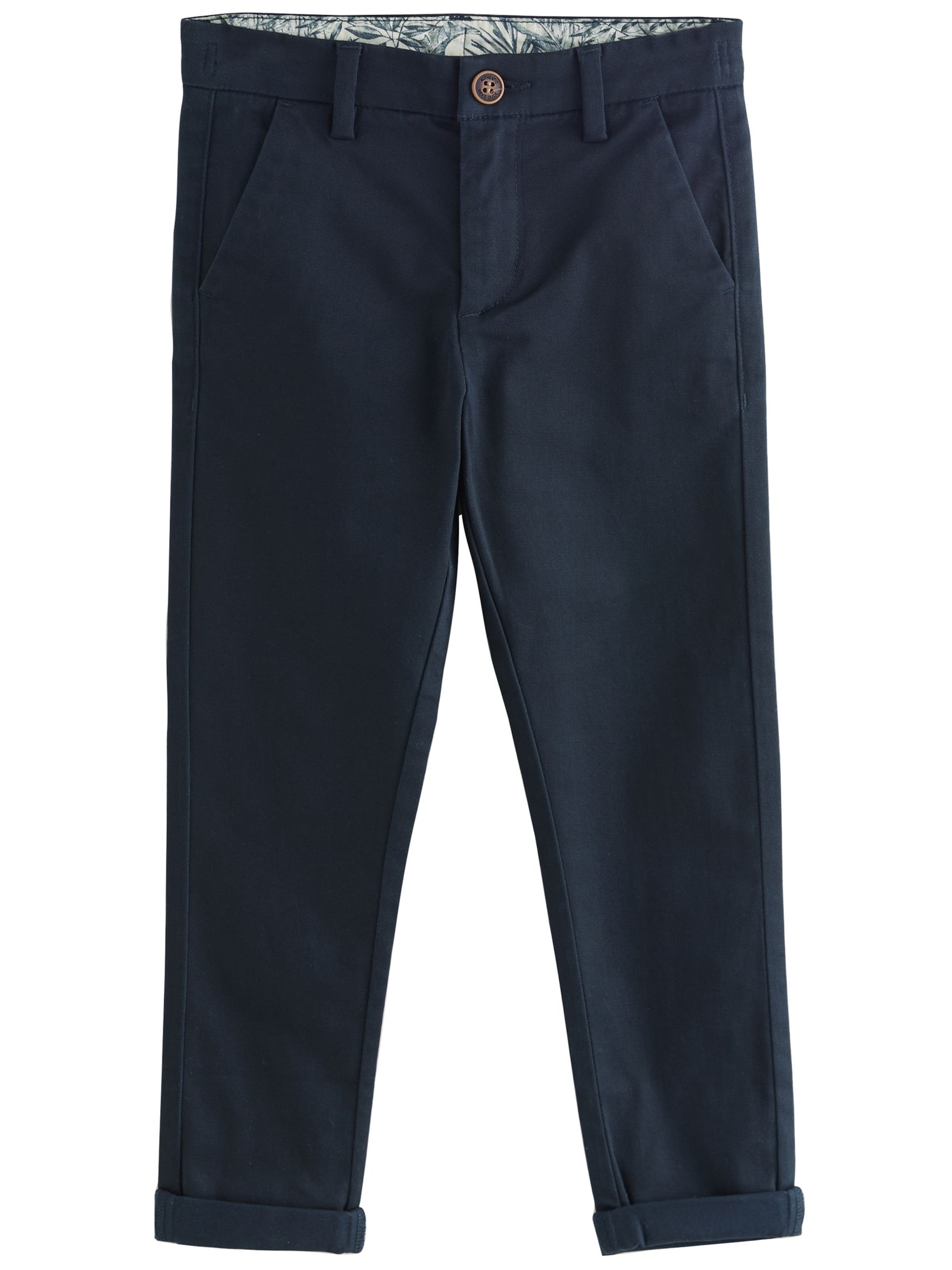 Next Regular Панталон в синьо: отпред