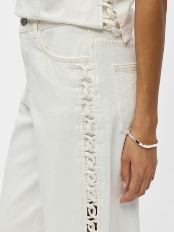 OBJECT - Pierna ancha Vaquero 'OBJRio Trice' en blanco
