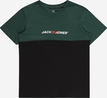 Jack & Jones Junior Tričko 'CORP' – zelená: přední strana