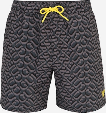 GUESS Board Shorts in Black: front