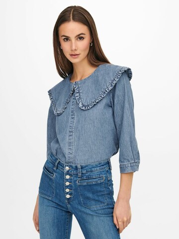 JDY Bluse in Blau