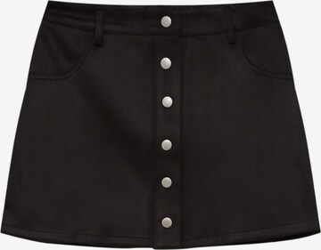 Pull&Bear Skirt in Black: front
