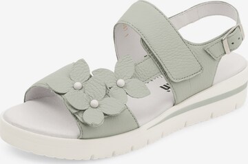 VITAFORM Sandaal in Groen: voorkant