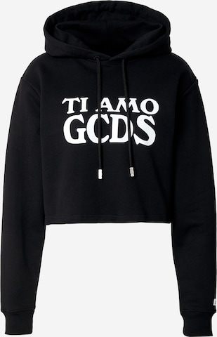 juoda GCDS Megztinis 'TI AMO GCDS': priekis
