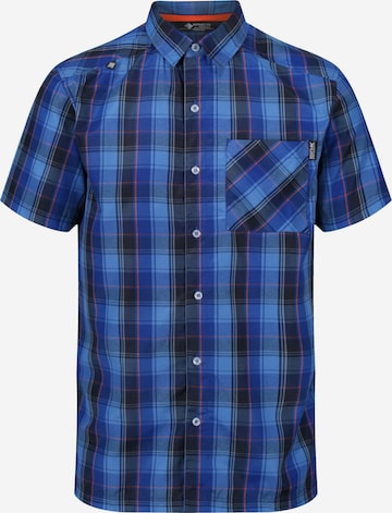 REGATTA Athletic Button Up Shirt 'Kalambo IV' in Blue: front