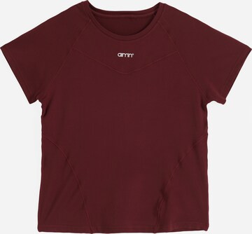 Maglia funzionale di Aim'n in rosso: frontale