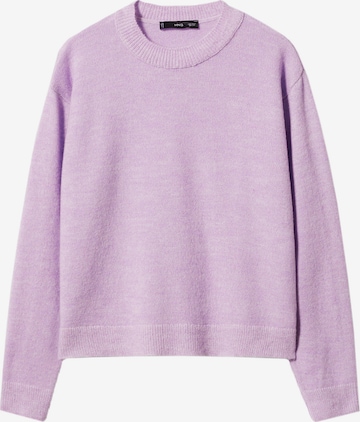 MANGO Sweater 'Sensei' in Purple: front