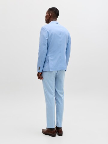 JACK & JONES Slimfit Παντελόνι με τσάκιση 'JPRSOLARIS' σε μπλε