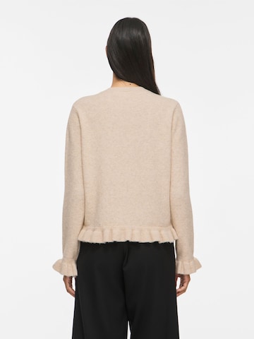 VILA Gebreid vest 'VIJacia' in Beige