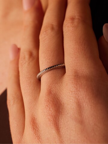 Lucardi Ring in Silver: front