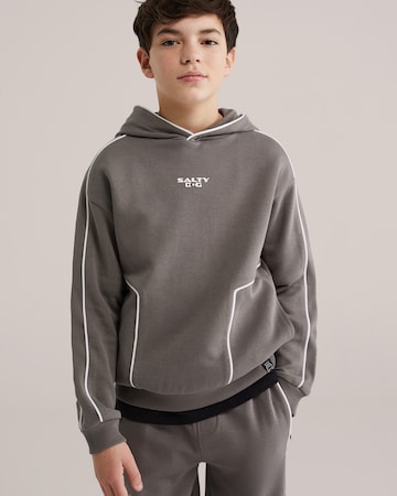 Bluză de molton de la WE Fashion pe gri: față