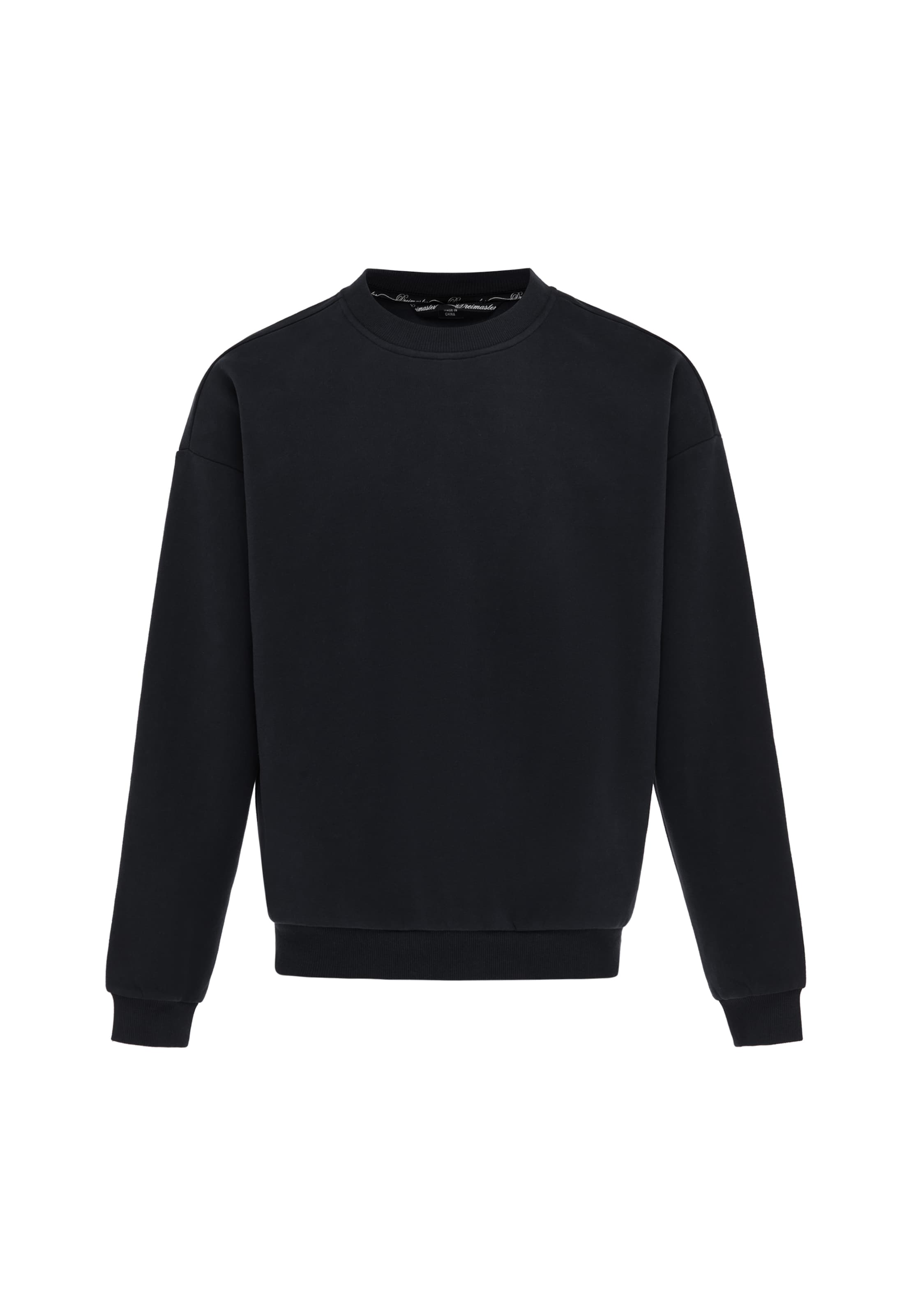 DreiMaster Vintage Sweatshirt in Zwart: voorkant