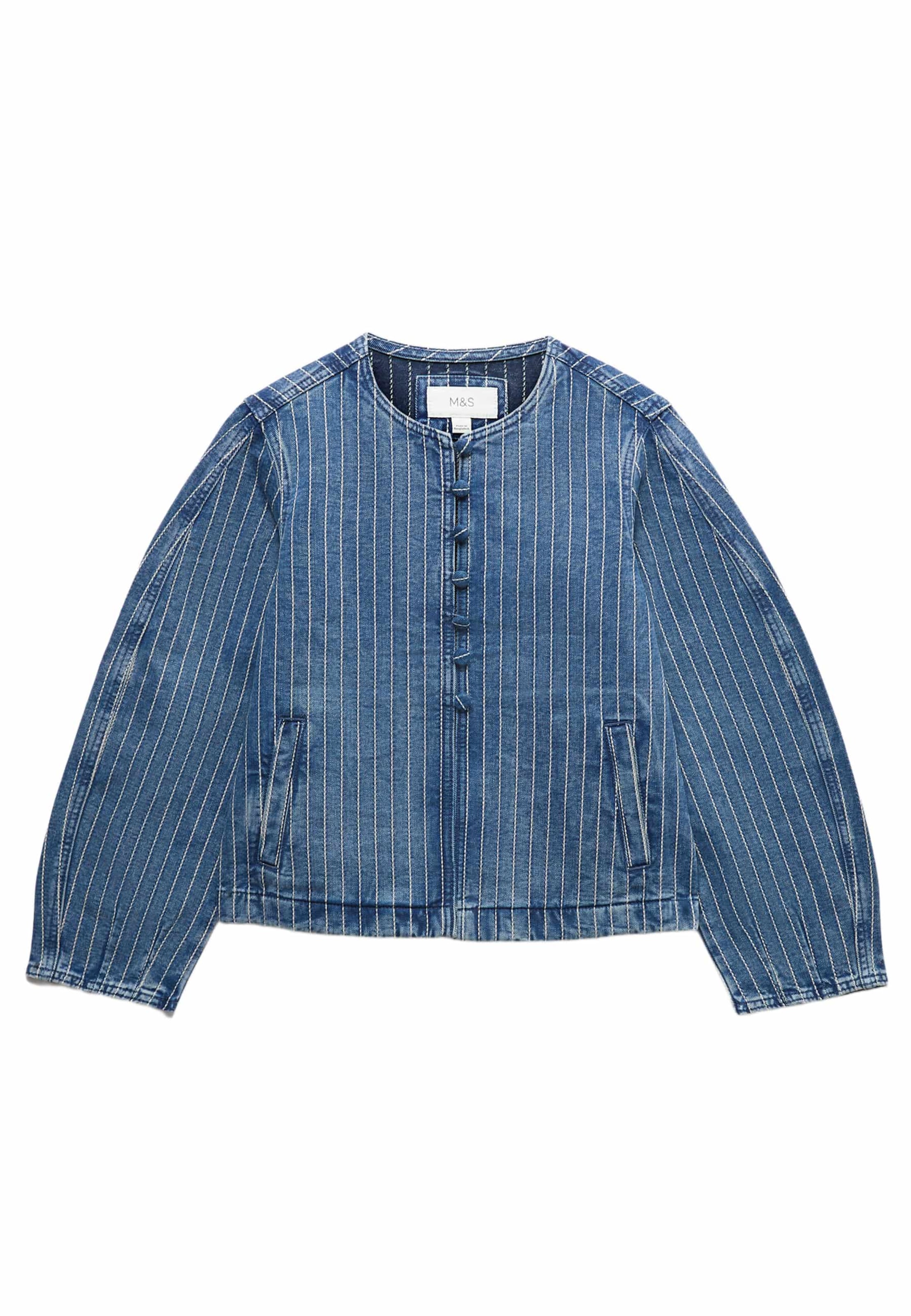 Marks & Spencer Jeansjacke in Blau: Vorderseite
