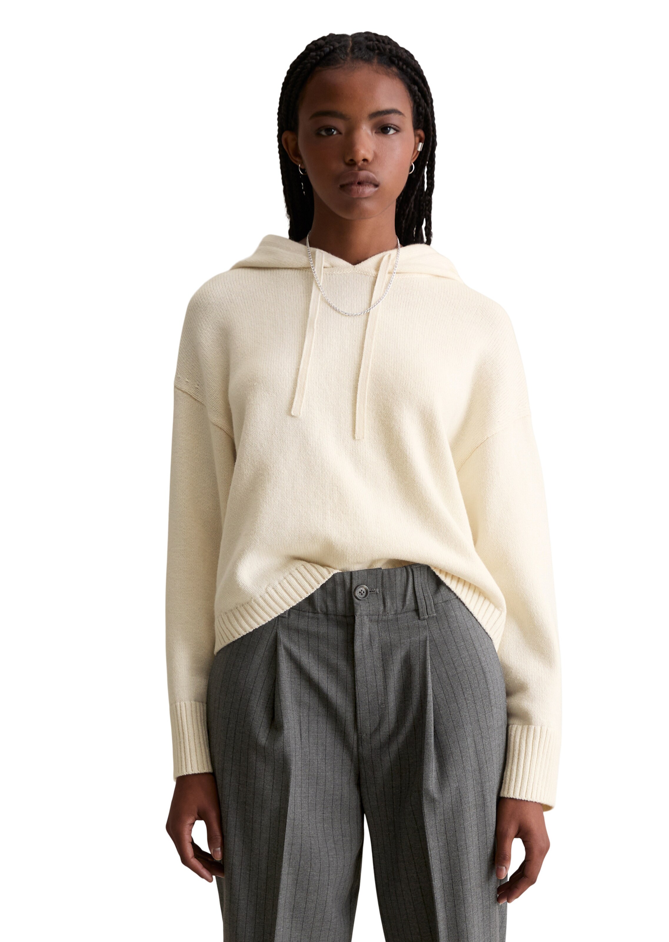 Marc O'Polo DENIM Trui in Beige: voorkant