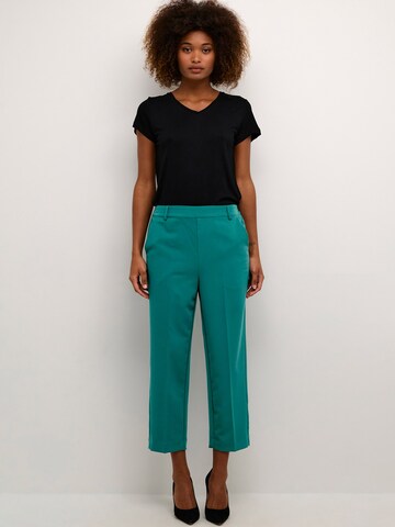 Kaffe Loose fit Trousers with creases 'Sakura' in Green
