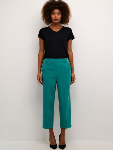 Kaffe Regular Pleated Pants 'Sakura' in Green