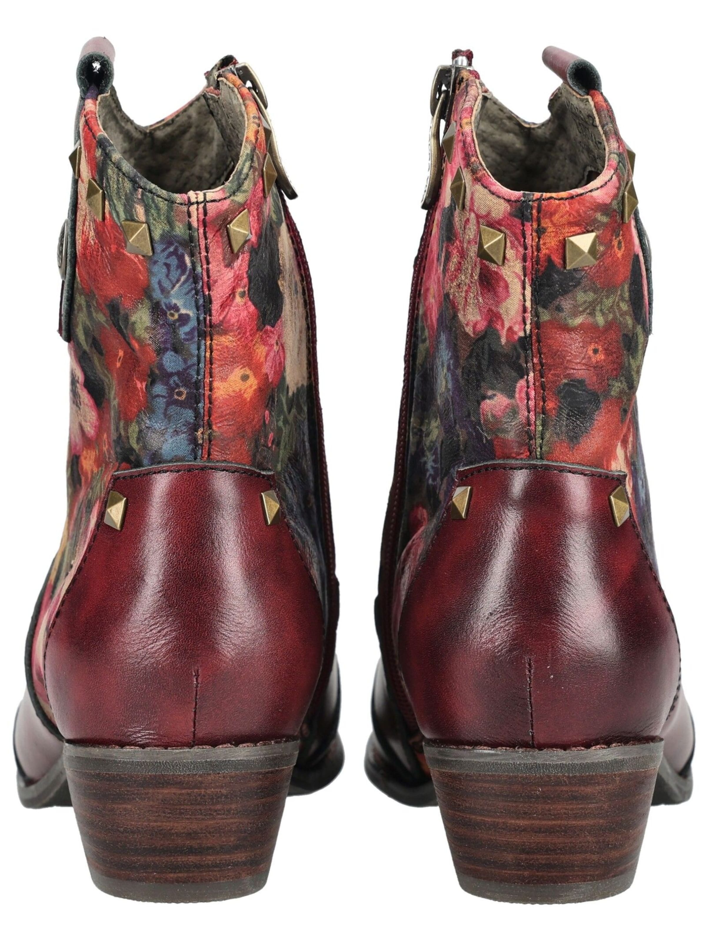 Bottines Laura Vita en rouge