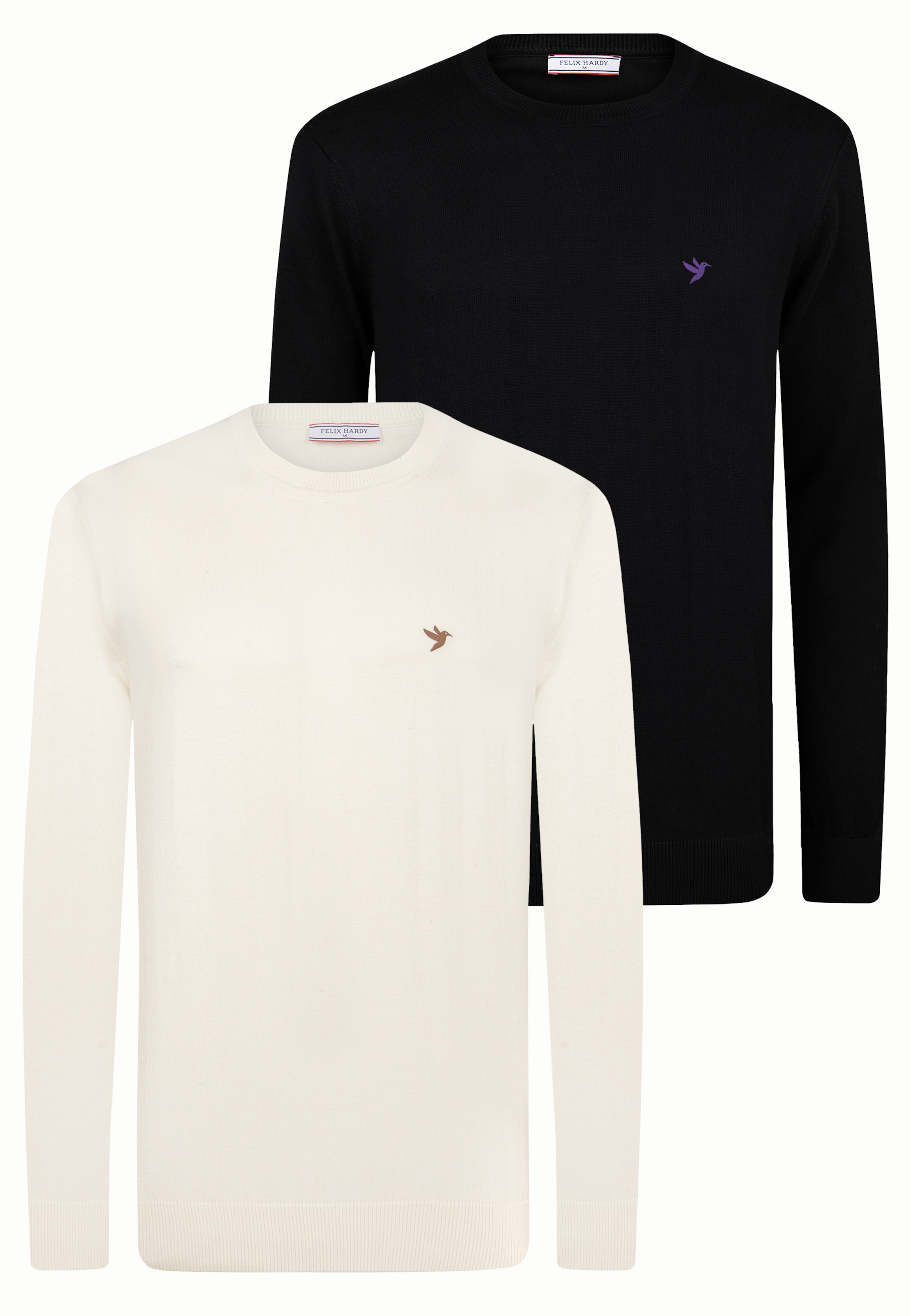 Pullover di Felix Hardy in nero: frontale