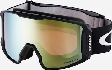 melns OAKLEY Sporta saulesbrilles 'MINER': no priekšpuses
