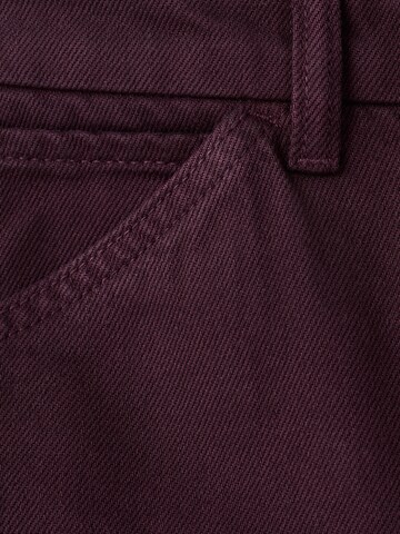 MANGO Baggy Jeans 'BLUES' in Red