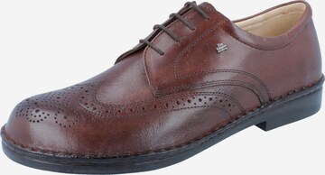 Finn Comfort Lace-Up Shoes in Brown: front