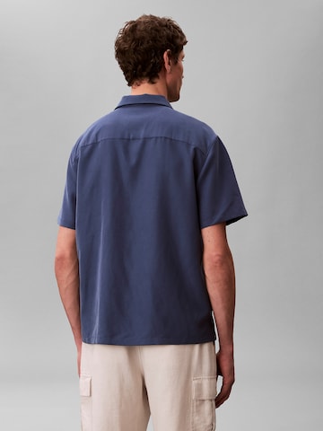 Calvin Klein Regular fit Button Up Shirt in Blue