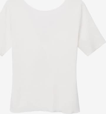 MANGO Shirt in Weiß: front