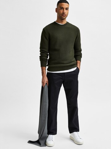 SELECTED HOMME Pullover 'Conrad' in Grün