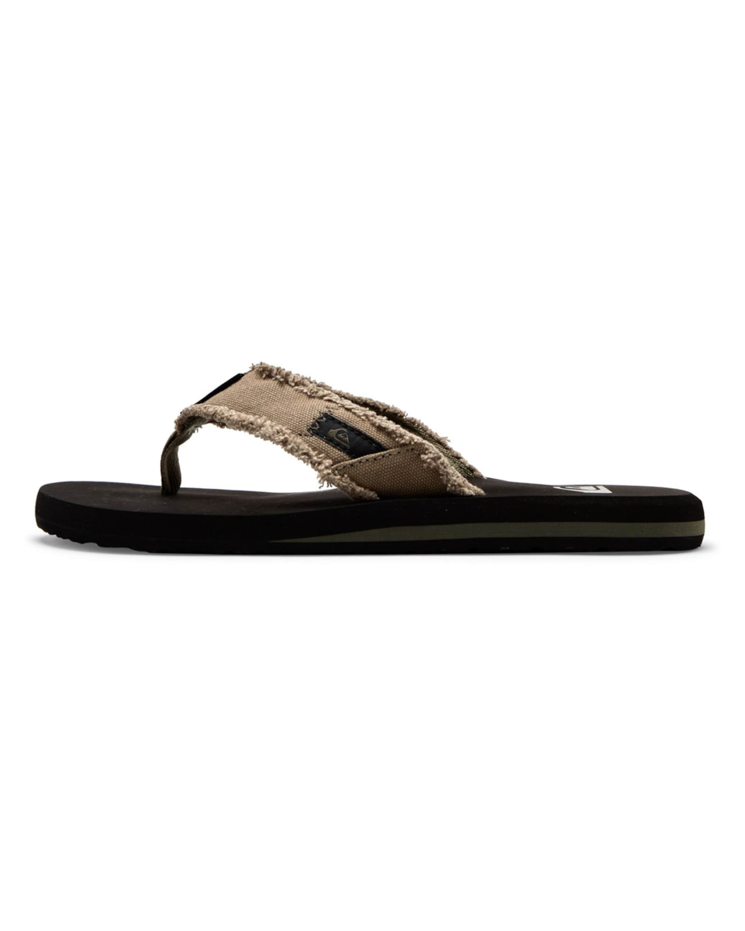 QUIKSILVER Teenslippers 'Monkey Abyss' in Groen: voorkant