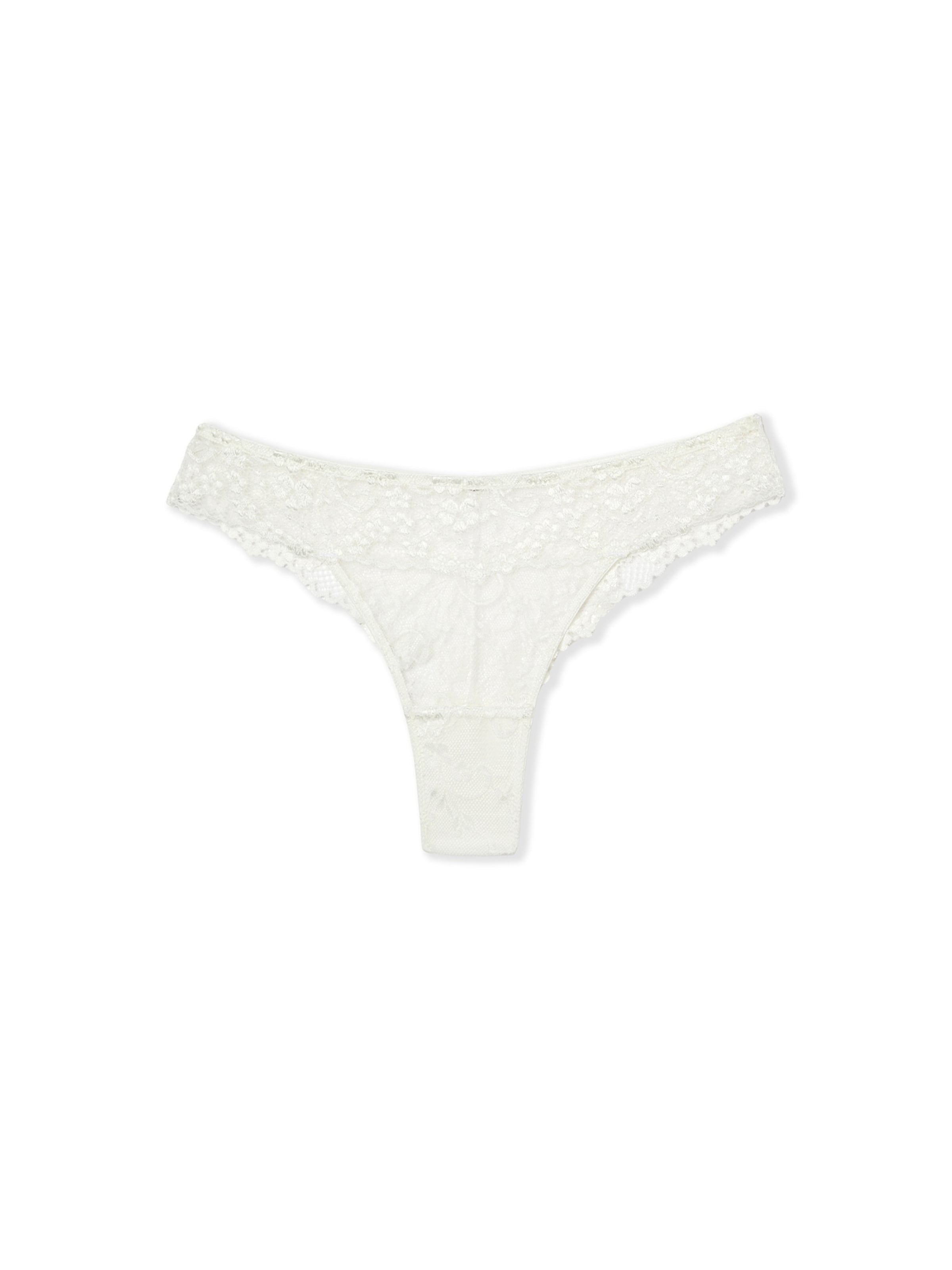 String 'Soupcon' di ETAM in beige: frontale